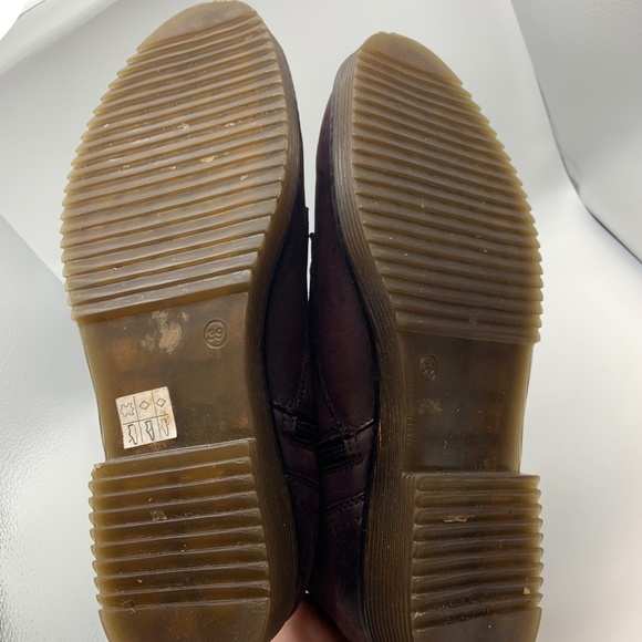 V-Italia La Farfalla Water Resistant Plum Royal Nubuck Leather Size 8 - Picture 16 of 16